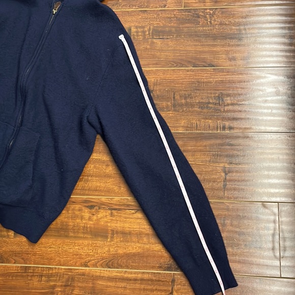 Hoodie Lambs wool Ralph Lauren Polo 100% wool sweater full zip jacket - Picture 2 of 5